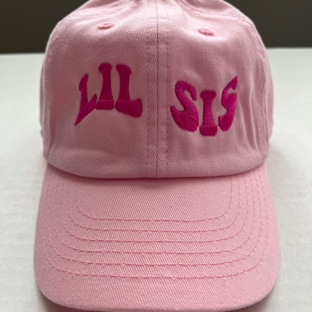KBETHOS Pink Lil Sis Kids Hat